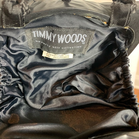 Timmy Woods black cat purse green eyes - Picture 7 of 8